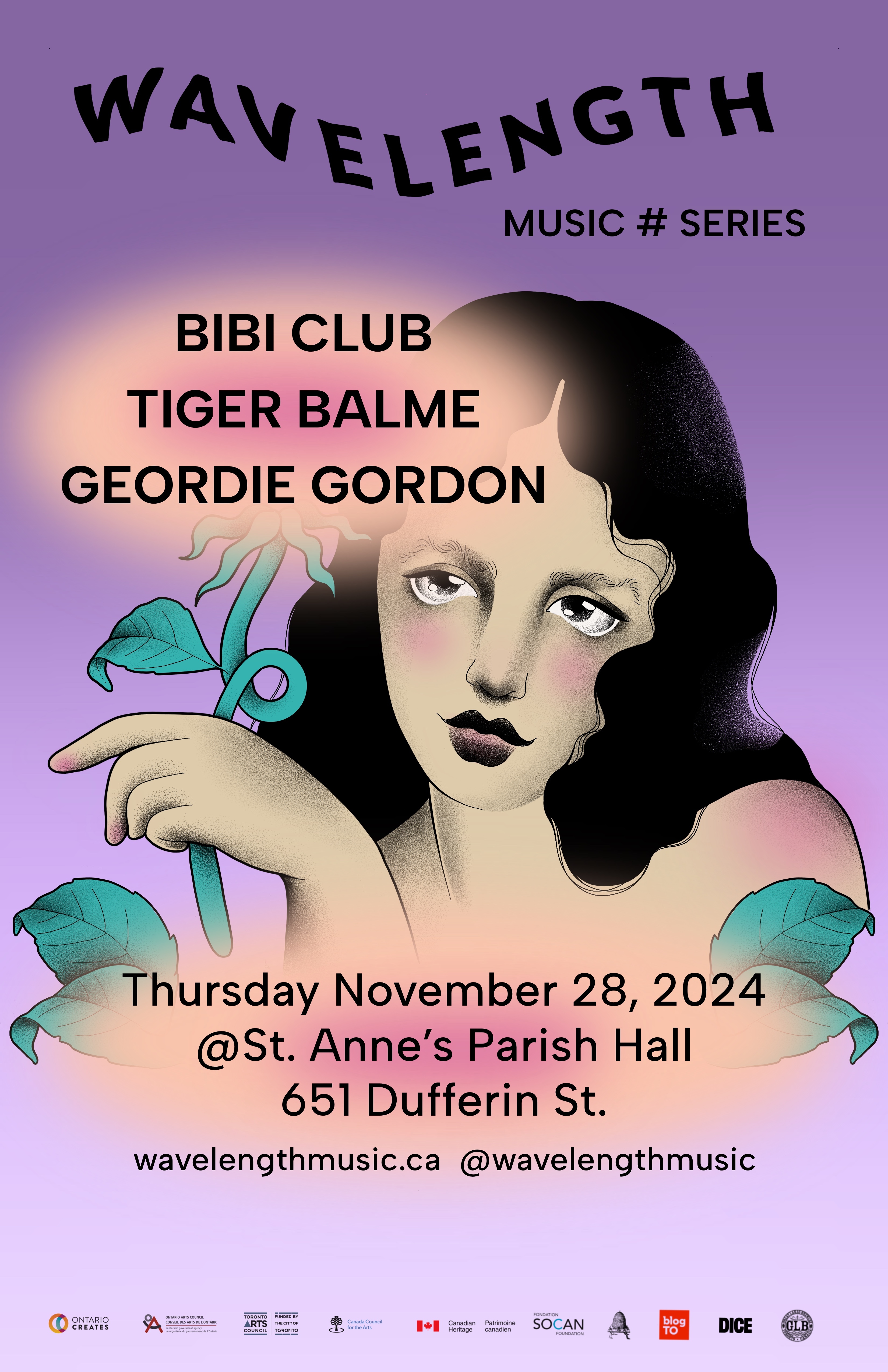 Bibi Club + Tiger Balme + Geordie Gordon: Wavelength