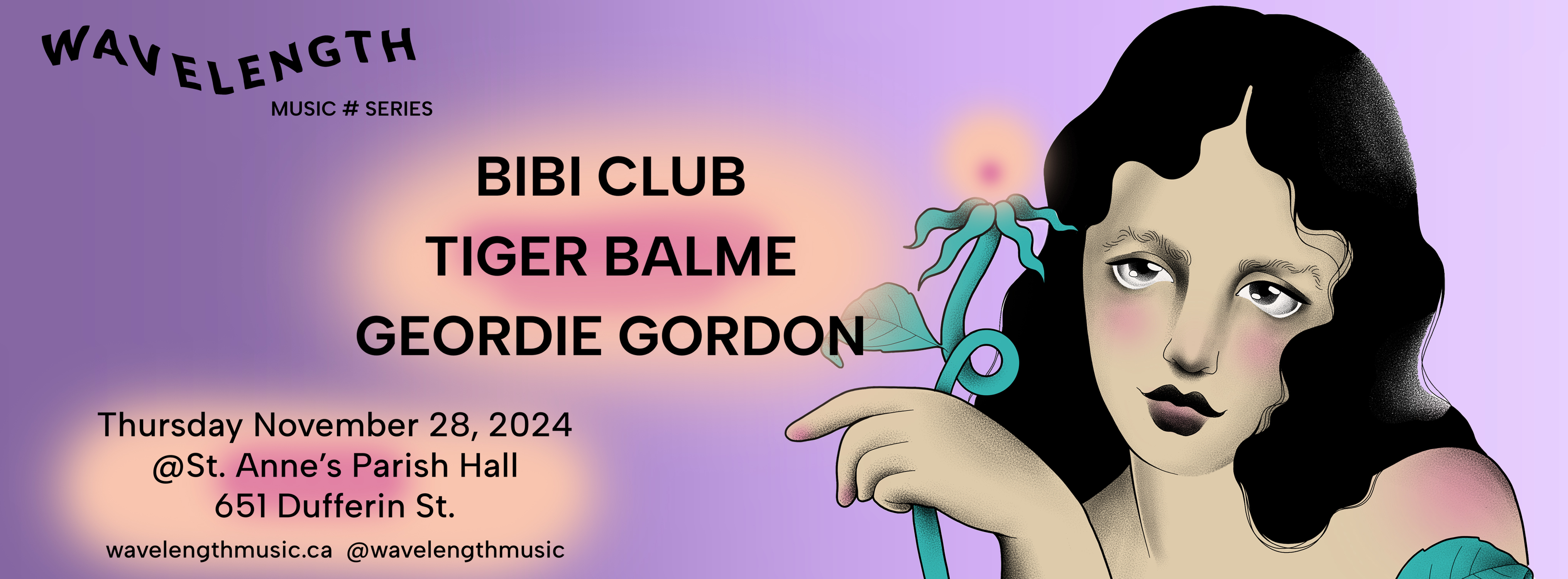 Bibi Club + Tiger Balme + Geordie Gordon: Wavelength